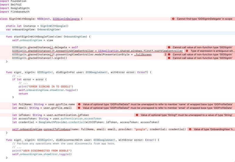 Ios Cannot Find Type Gadrequesterror In Scope Stack Overflow - Creative Gradient Pattern - Full HD