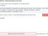 Postgresql Pgadmin Error When Restoring Database From Tar File