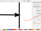 Inkscape Arrow Pokes Shape Super User