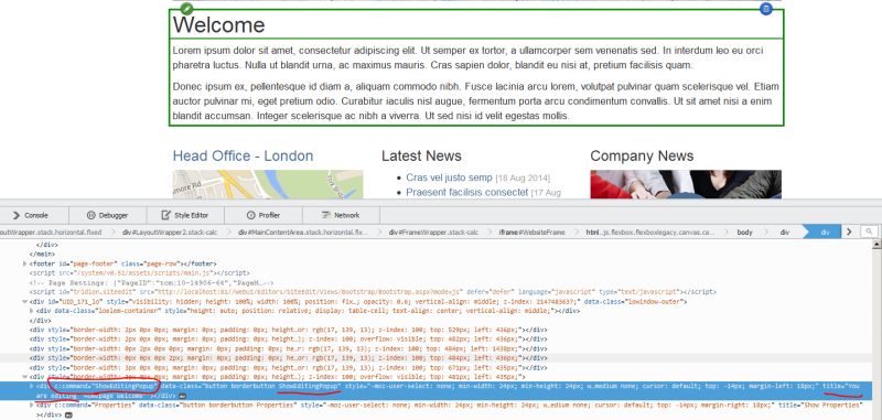Experience Manager Xpm Edit Element Menu Tridion Stack Exchange - Premium Dark Design Gallery - Desktop