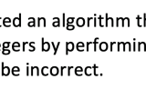 Algorithm Constructing A Binary Search Tree From An Unsorted Array Of