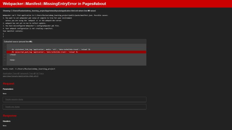 Ruby Webpacker Error In Rails 7 Not Working Stack Overflow - High Resolution Landscape Photos for Desktop