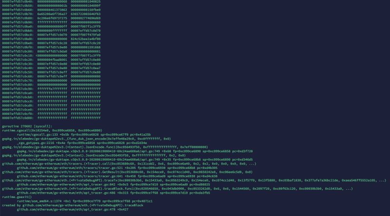 Geth Process Is Stopped Because Debug Traceblockbynumber Issue 21879 - High Resolution Landscape Arts for Desktop