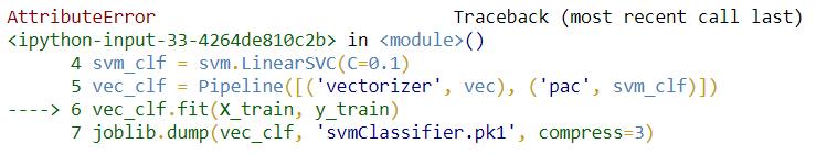 Troubleshooting attributeerror: 'countvectorizer' object has no attribute 'get_feature_names'