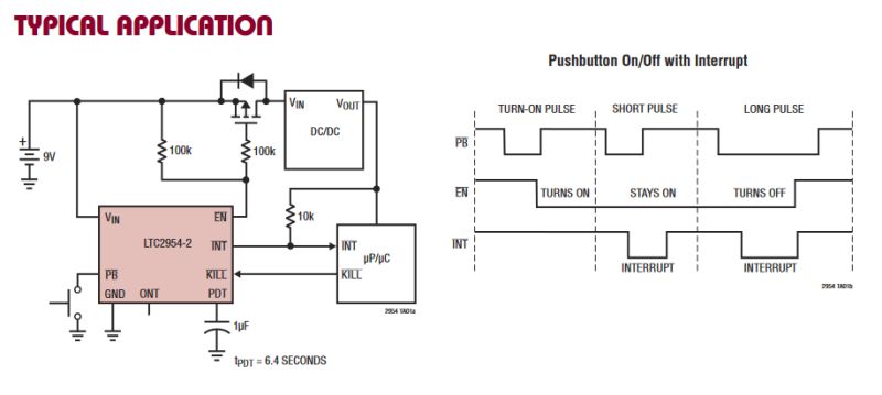 Ltc2954 Pushbutton On Off Controller With Analog Devices - Classic Abstract Illustration - High Resolution