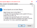 Php Cannot Start Service Apache On Laragon Stack Overflow