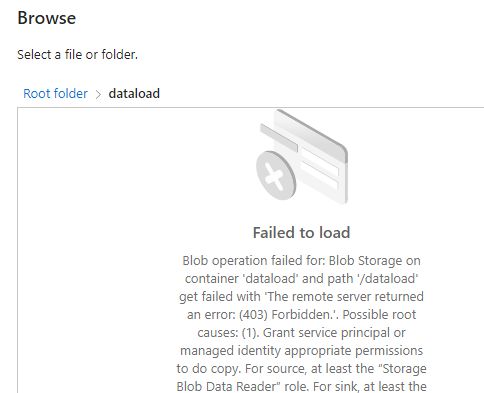 Azure Adf Linked Service Connecting To Blob Storage But Cannot Look A The Specific File - Landscape Wallpaper Collection - Mobile Quality