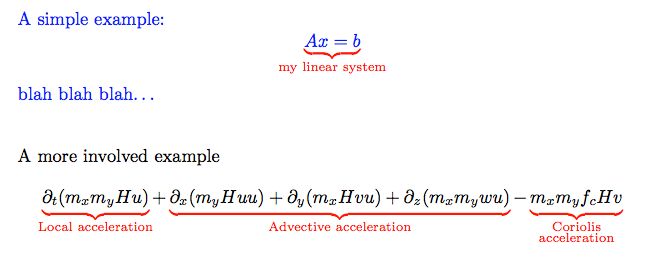 Beamer Colored Underbraces For Annotating Equations Tex Latex - Classic Minimal Pattern - Full HD