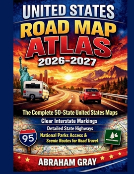 United States Road Map Atlas 2026 2027 Book By Abraham Grey 