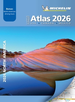 Large Format Atlas 2026 USA Canada Book By Michelin 