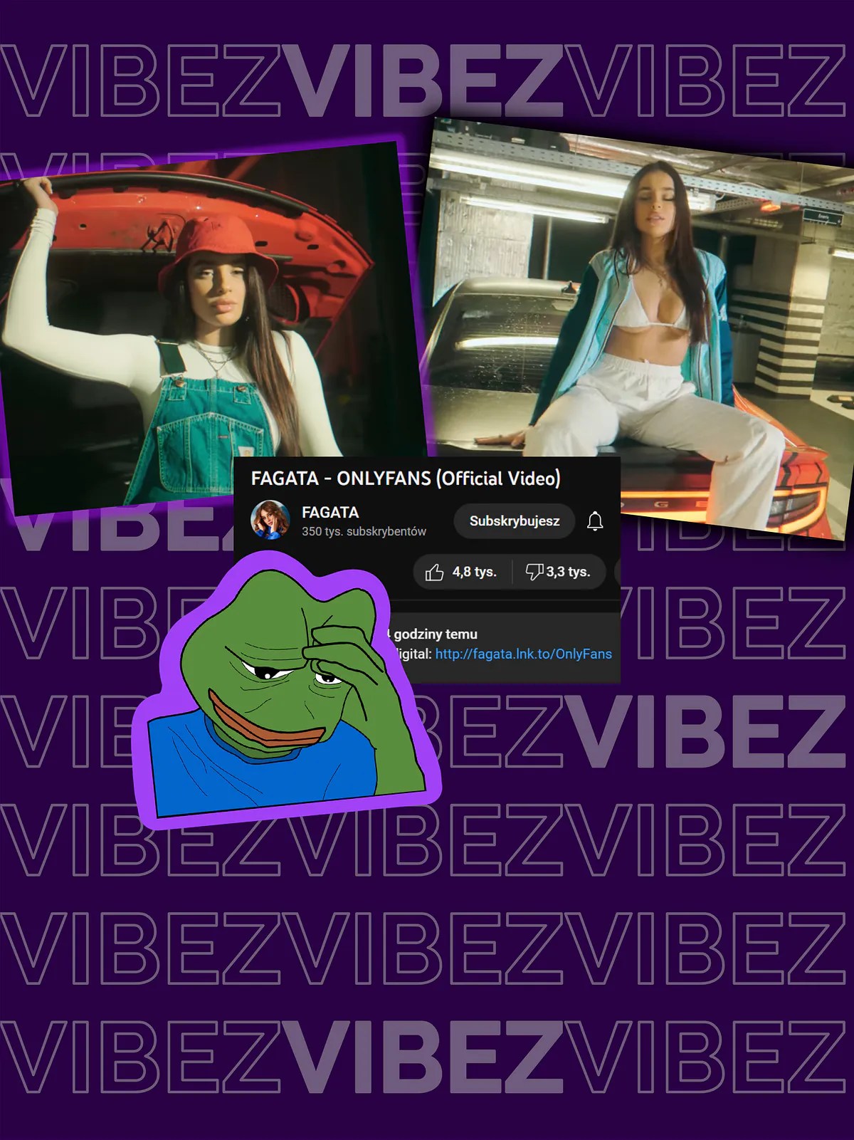 Fagata nagrała kawałek pt. OnlyFans. Tematem tzw. afera głosówkowa - Vibez