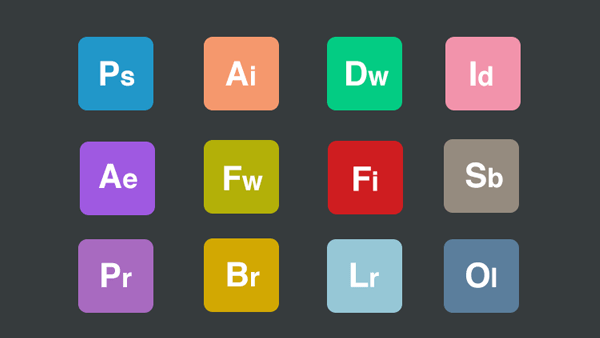 30 Adobe Product App Icon Sets 2020 Update 365 Web Resources