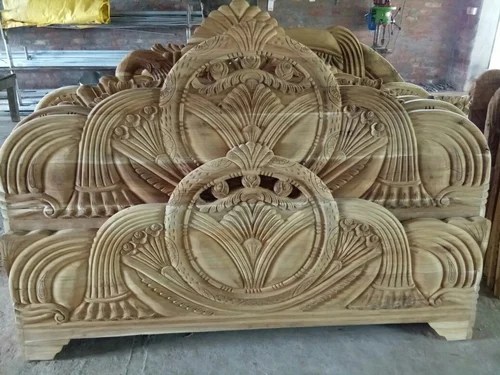 Simple Wooden Bangladeshi Box Khat Bed Design Architecture Home Decor