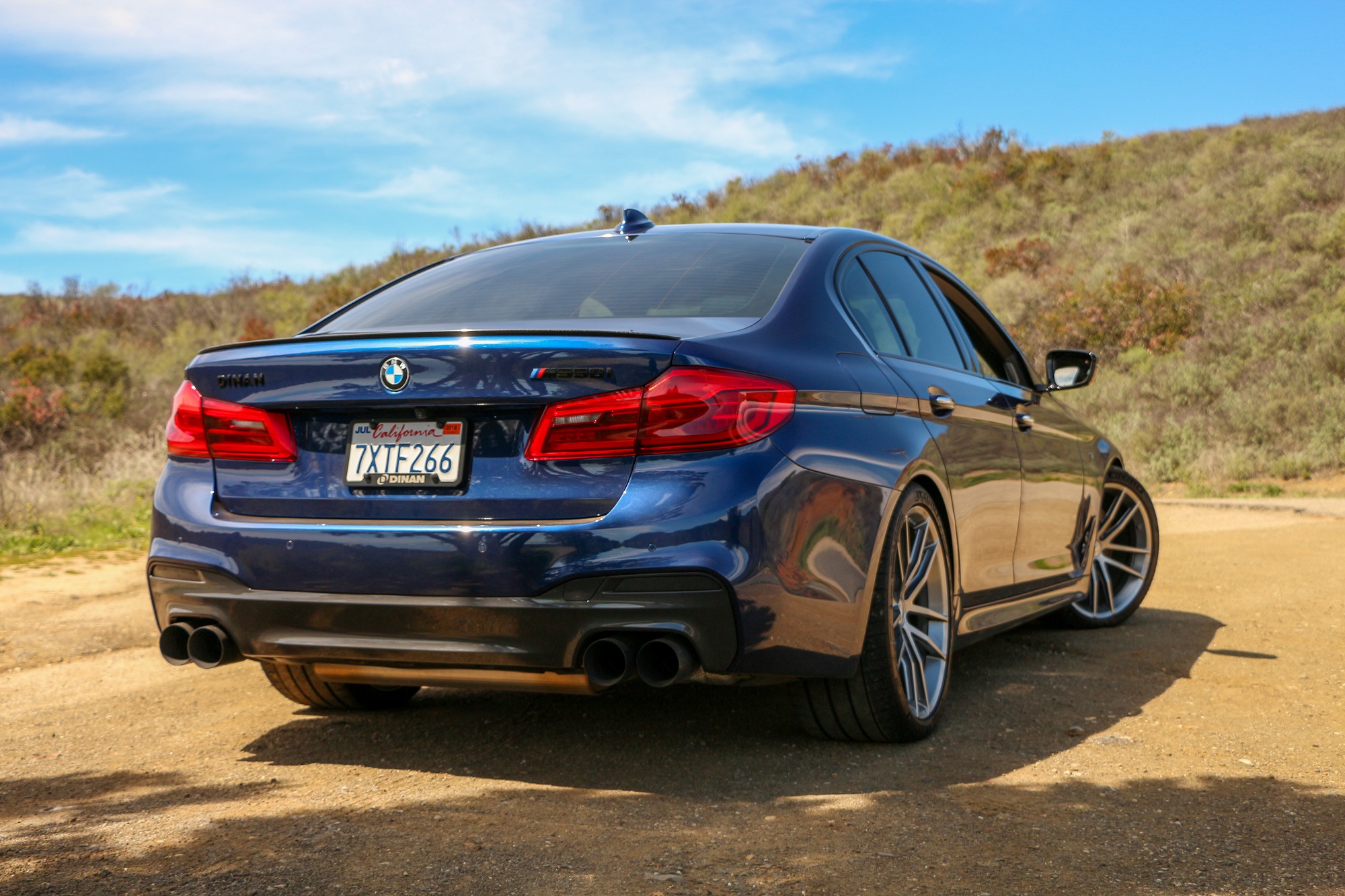 Bmw m550i tuned by dinan: luxury land speed missile