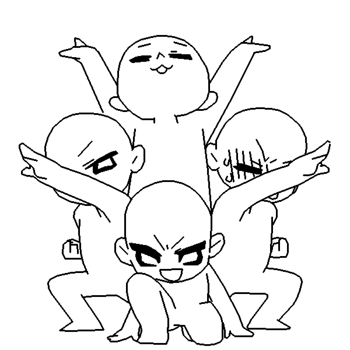 Chibi friend group base