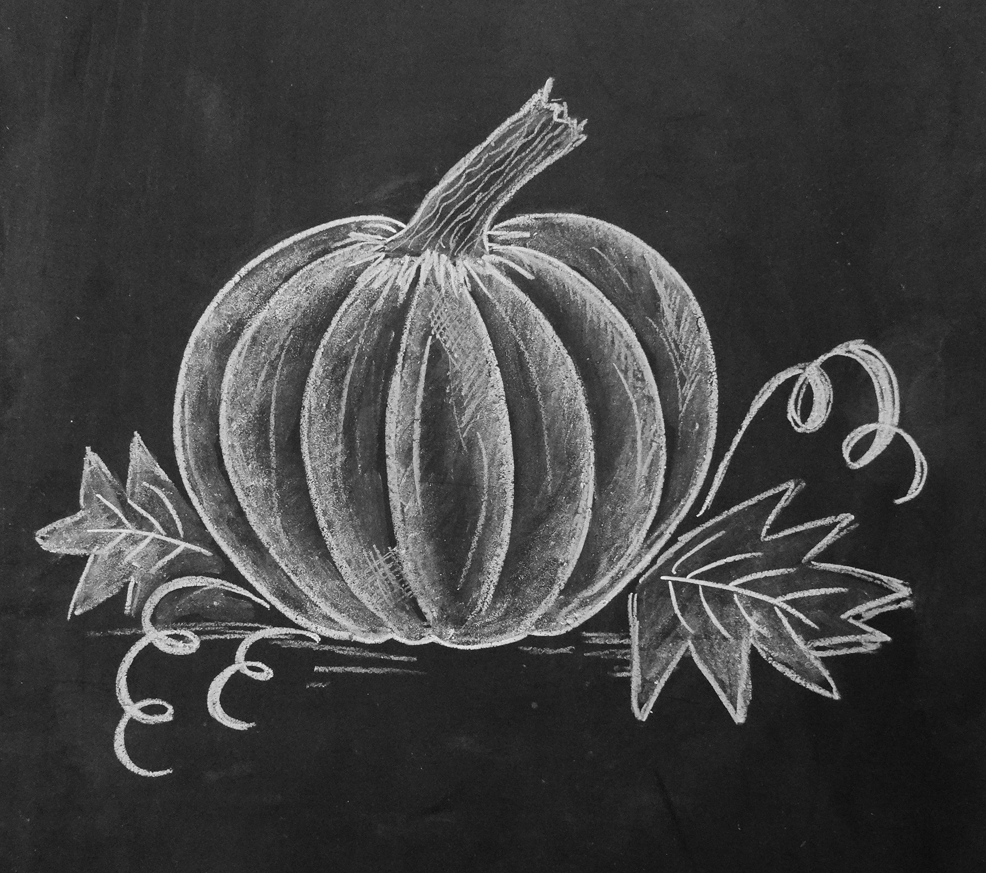 picture White Chalk Drawings lily val living