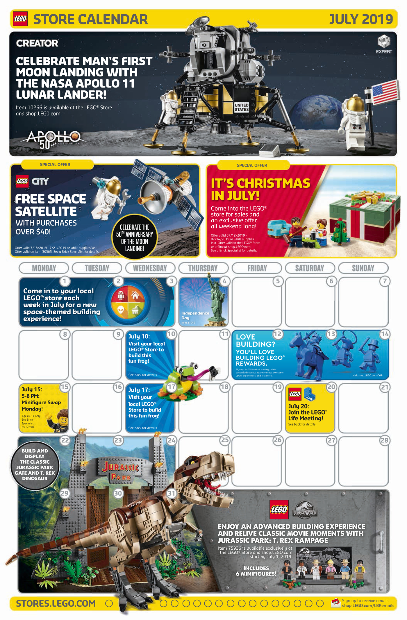 Brickfinder Lego Brand Store Calendar December 2019 Promotions Usa July 2019 LEGO Store Promotions Events Calendar Now Available.