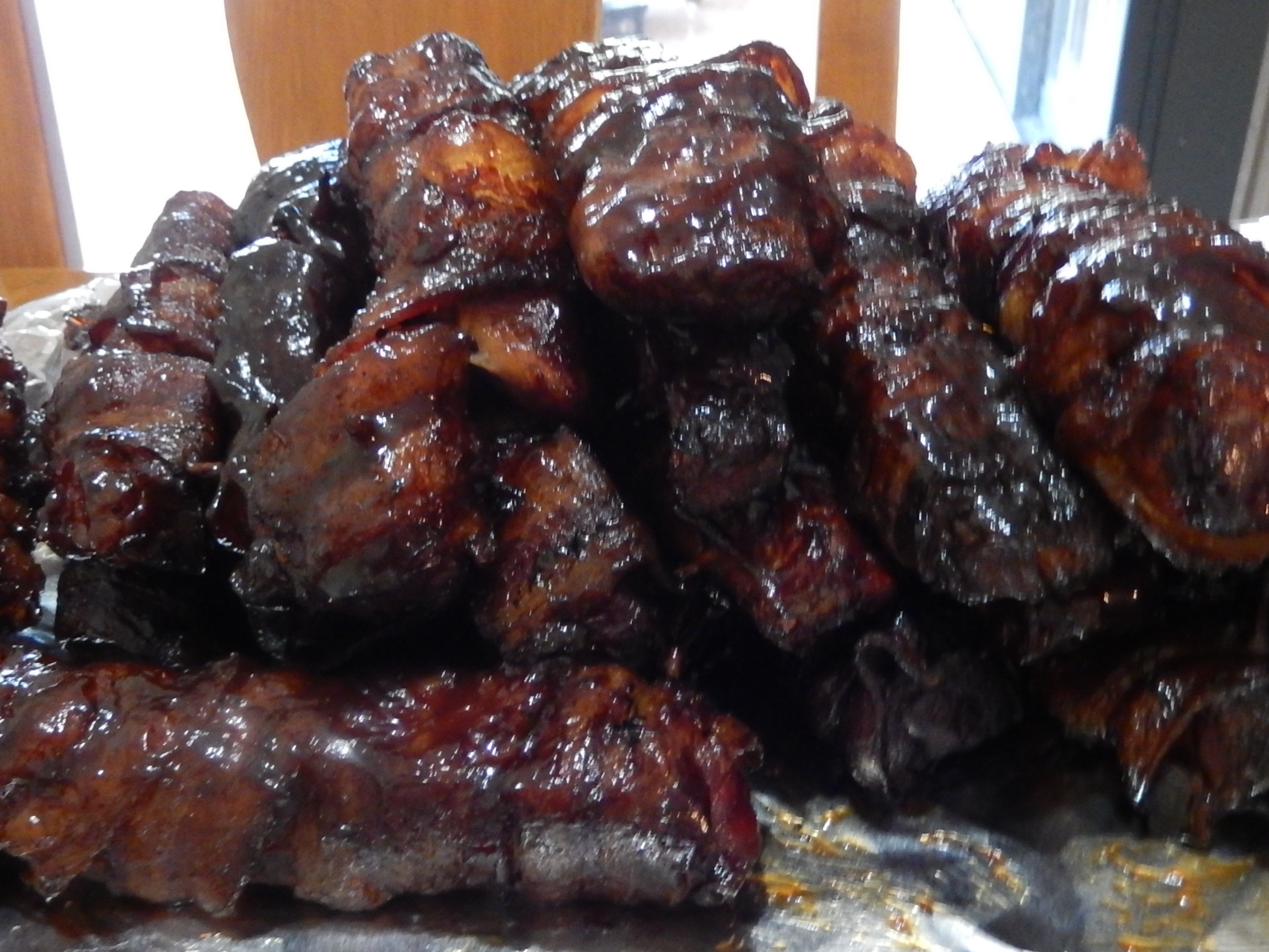 pix Bacon Wrapped Ribs Bbq the broke baker
