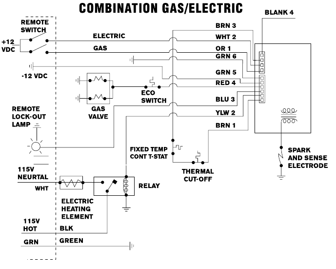 Atwood water heater relay wiring diagram