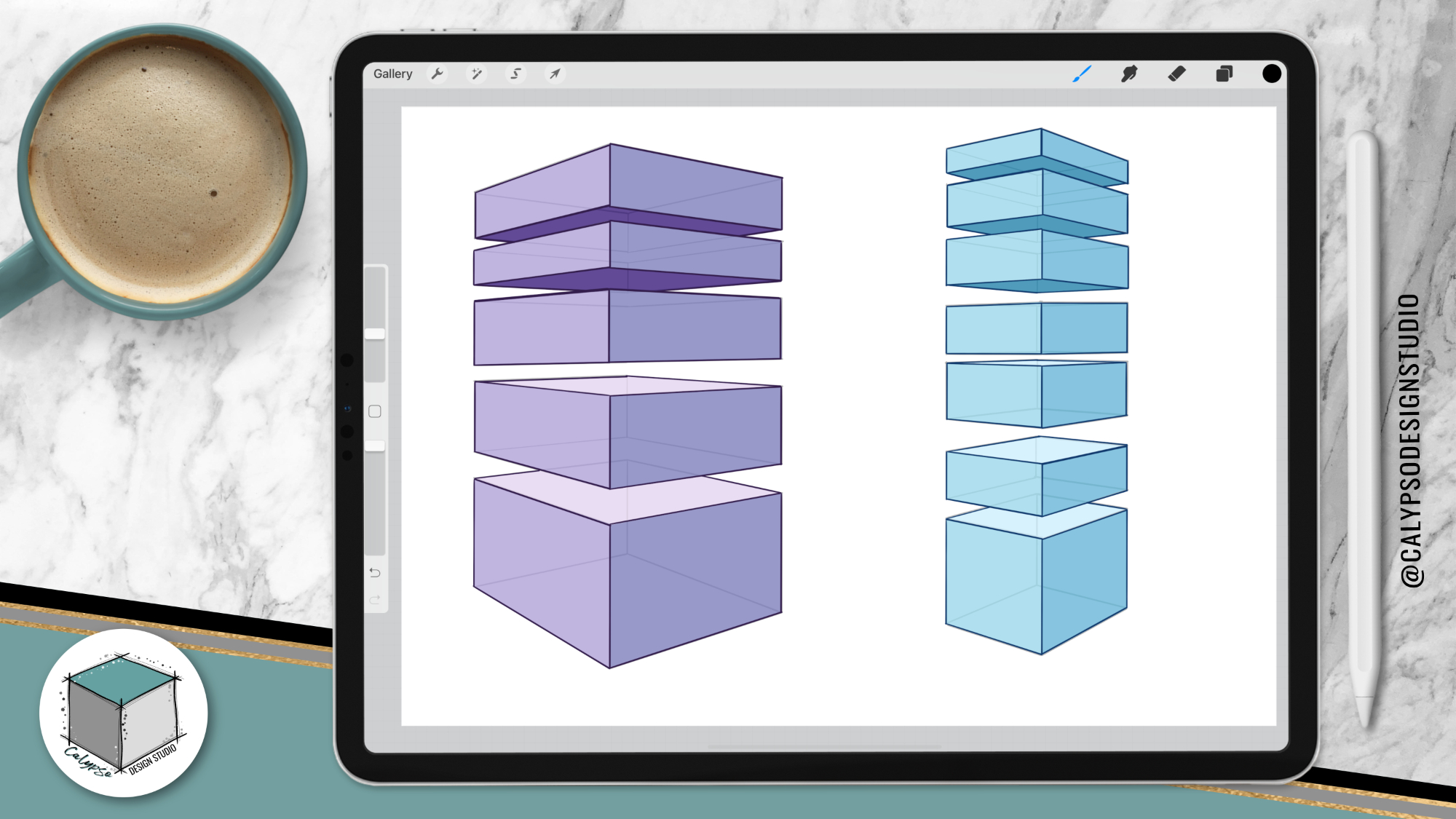 Blog Calypso Science - Elegant Dark Texture - Desktop