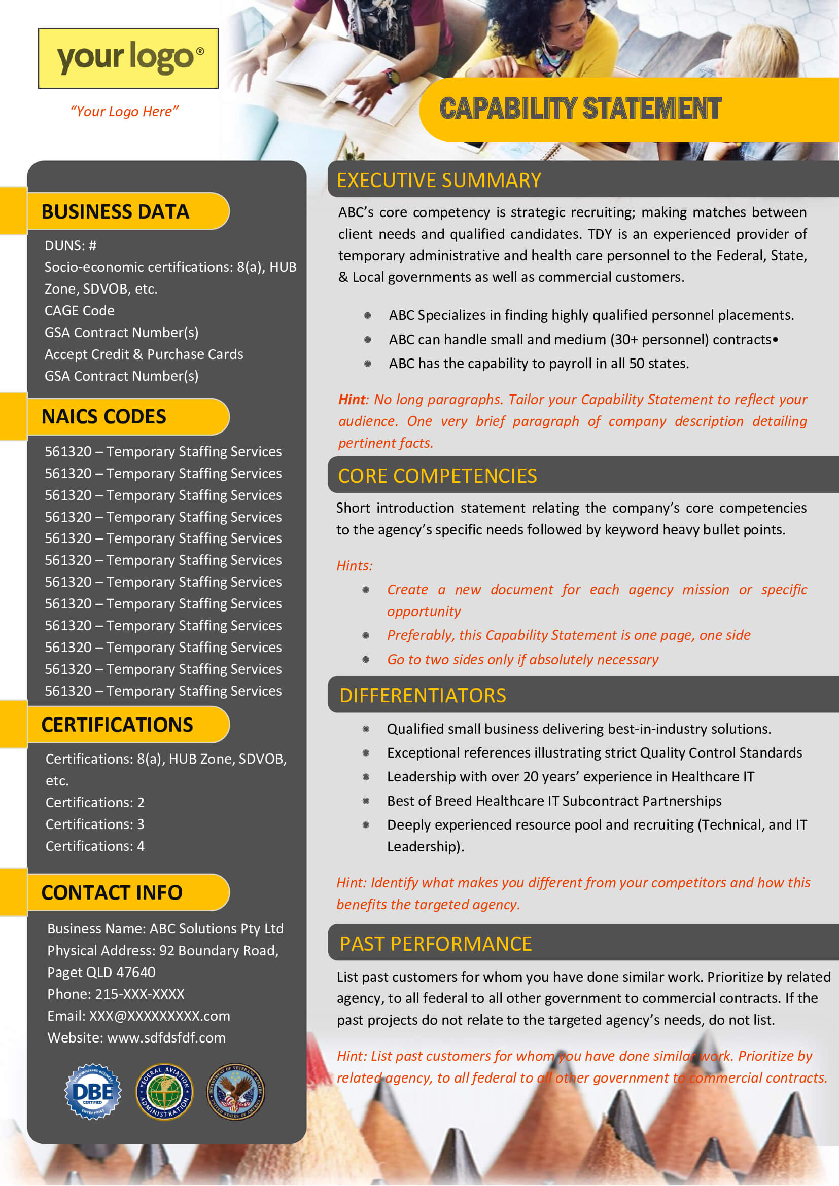 Construction Capability Statement Template Capability Statement Lab - Download Beautiful Sunset Texture | Desktop