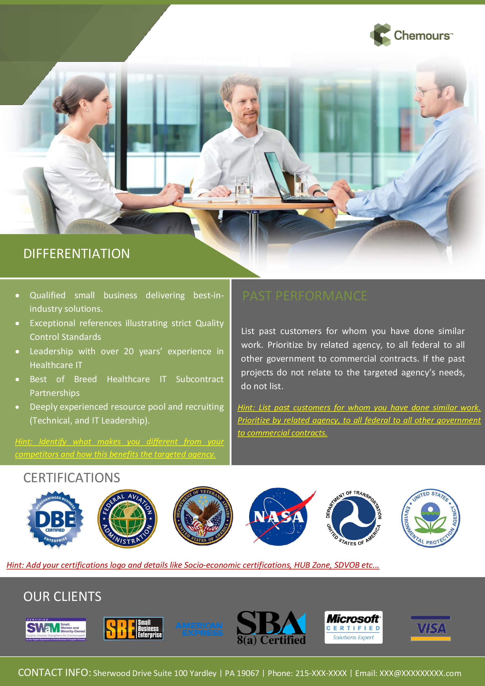 Capability Statement 34 Pdf Procurement Logistics - Geometric Design Collection - Full HD Quality