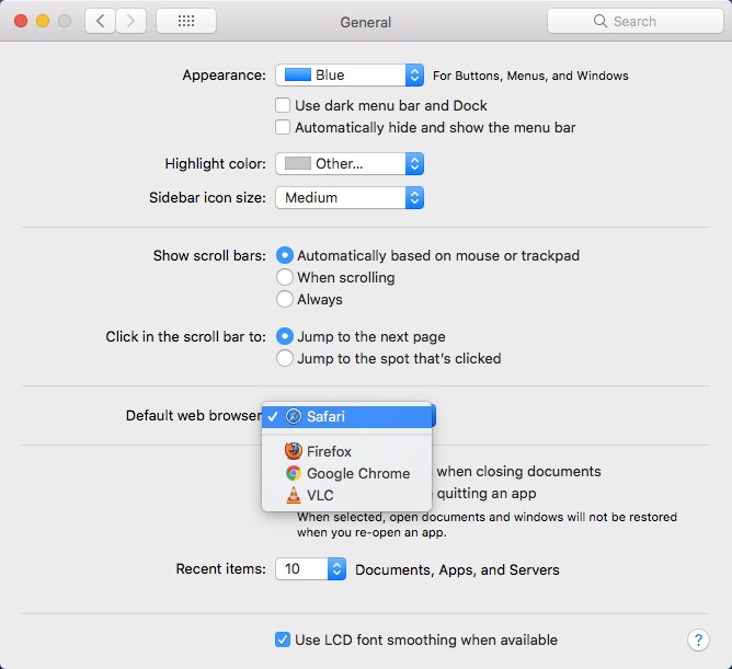 pic How To Switch Browsers On Mac how to change macos default browser ubergizmo