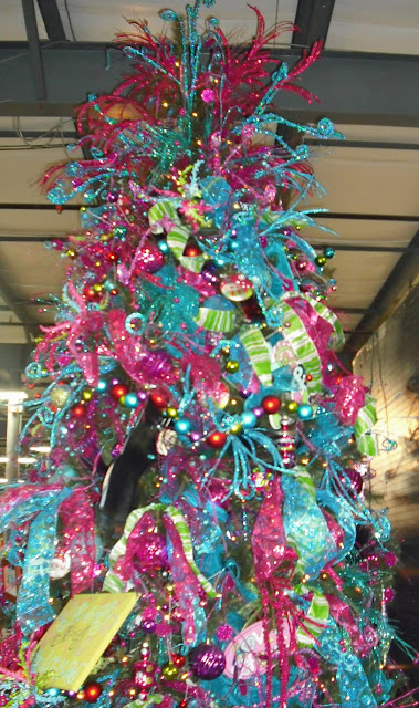 picture Purple And Teal Christmas Tree decoholic
