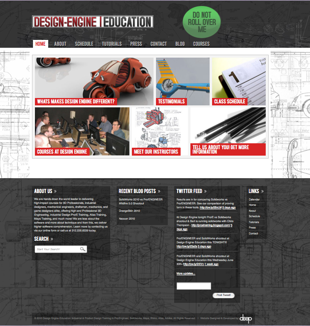 Re Design Launch Of The Design Engine School Website