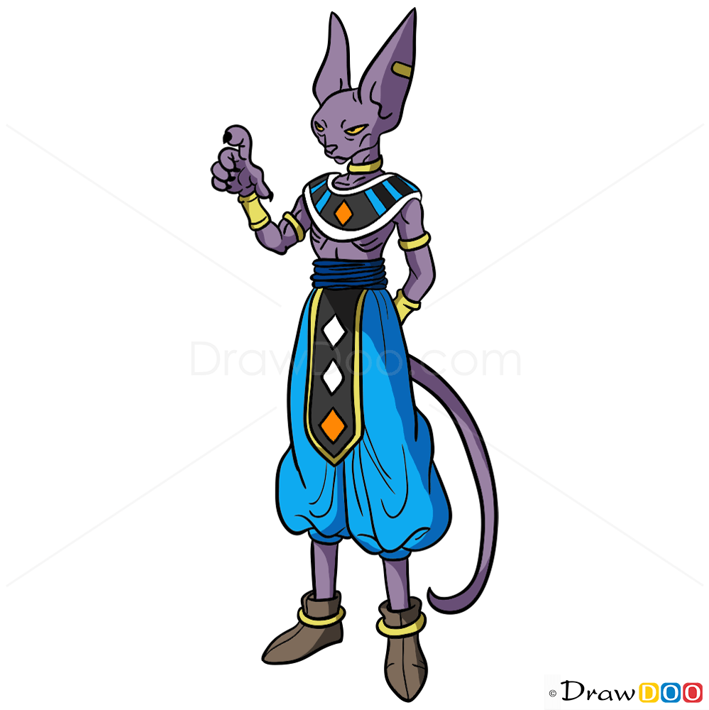 pix How To Draw Beerus From Dragon Ball Z drawdoo