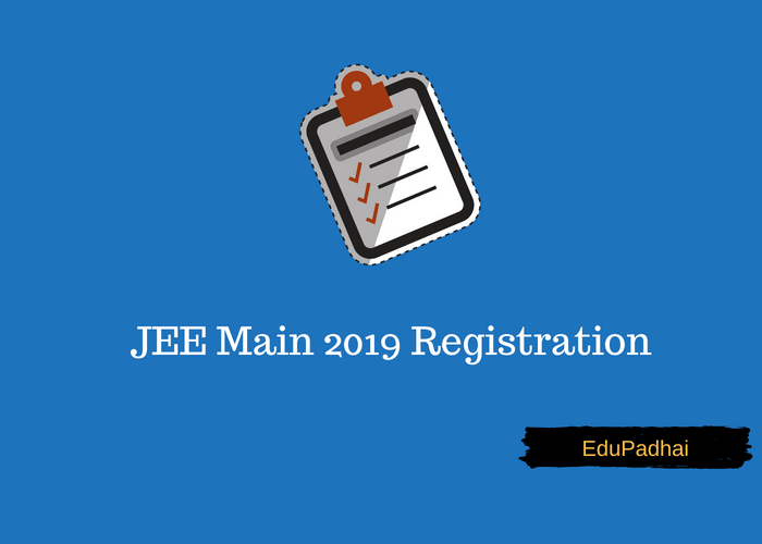 Jee Main 2019 Registration Registration Fee Procedure