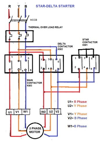 Wiring Diagram Star Delta Auto Manual