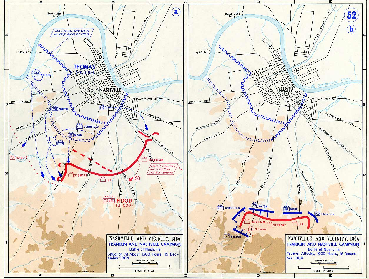 Battle Of Nashville And Franklin Cw52 