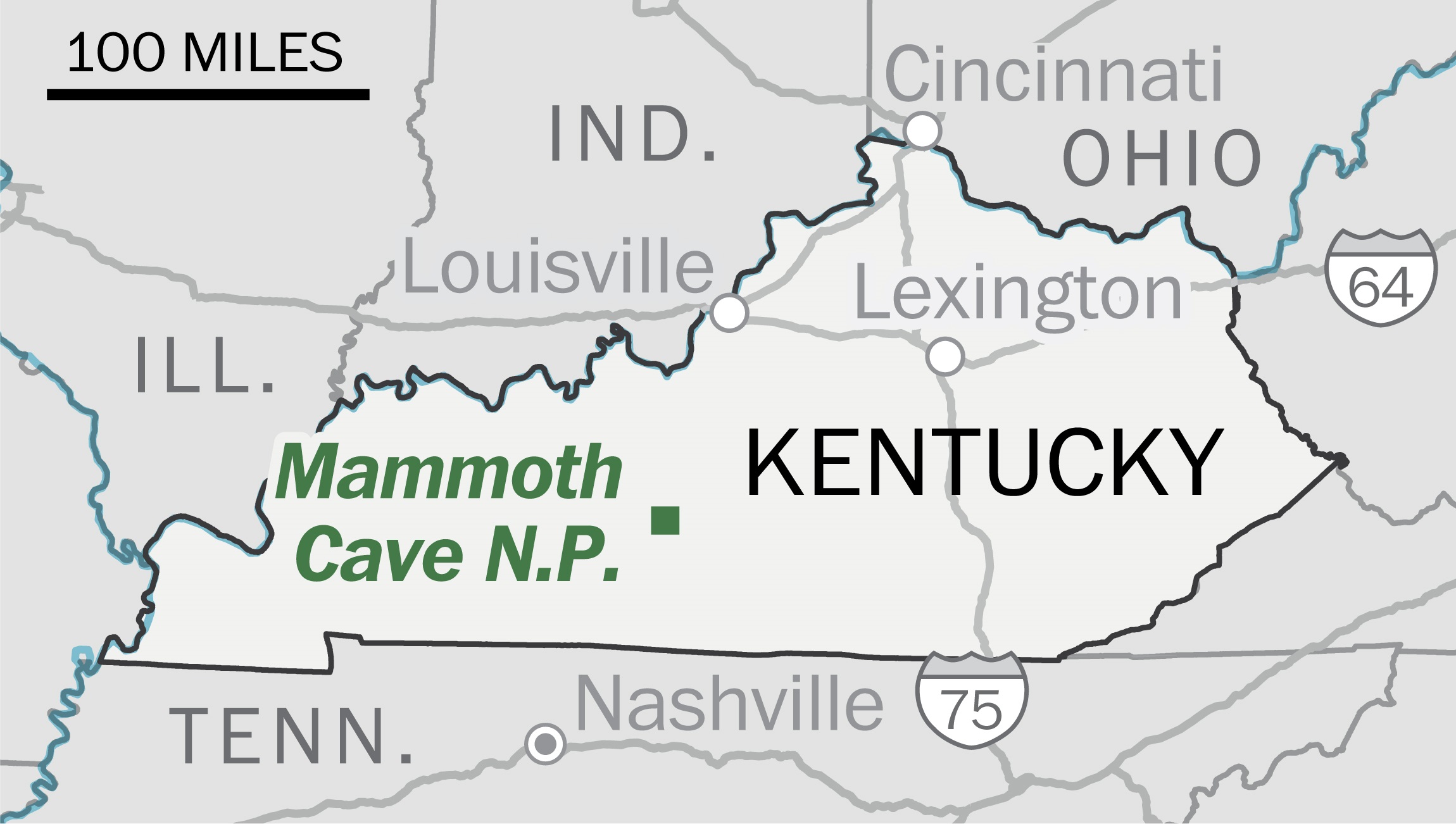 Kentucky Caves Map Mammoth Cave Underground Wonders Mammoth Cave Map 