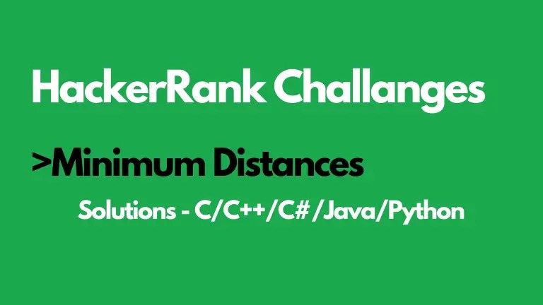 Maximum Element Hackerrank Solution Int distance Math.