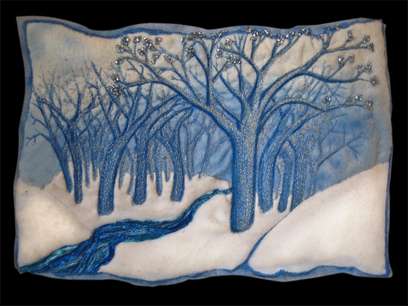 дария рисуя ниточками