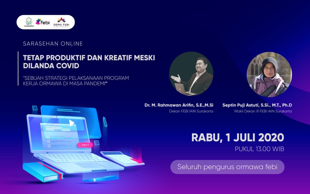 SARASEHAN ONLINE Ormawa BERSAMA DEKAN FEBI IAIN SURAKARTA Hasilkan Program  Kreatif Untuk Mahasiswa | Fakultas Ekonomi dan Bisnis Islam UIN Raden Mas  Said Surakarta