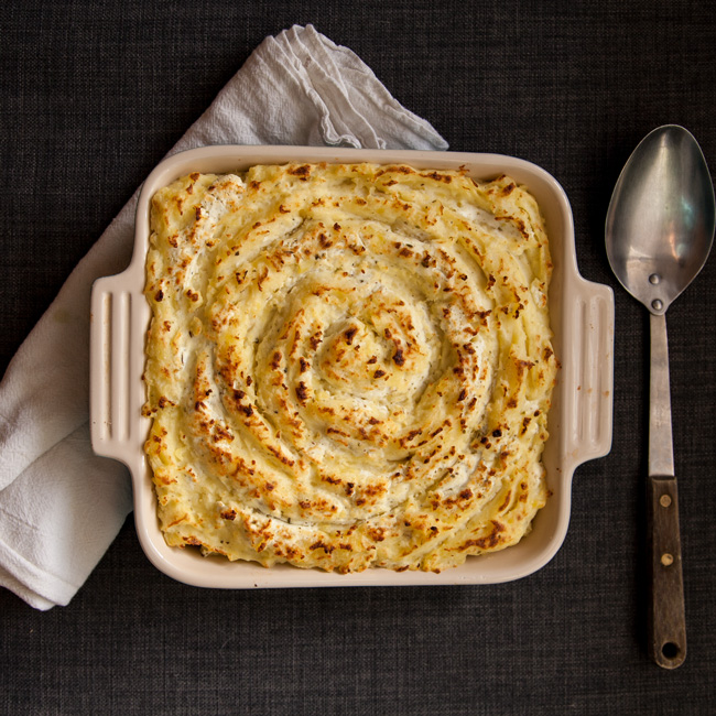 Potatoe Goat Cheese Torte . Instant Pot Goat Cheese Mashed Potatoes | flavorrd