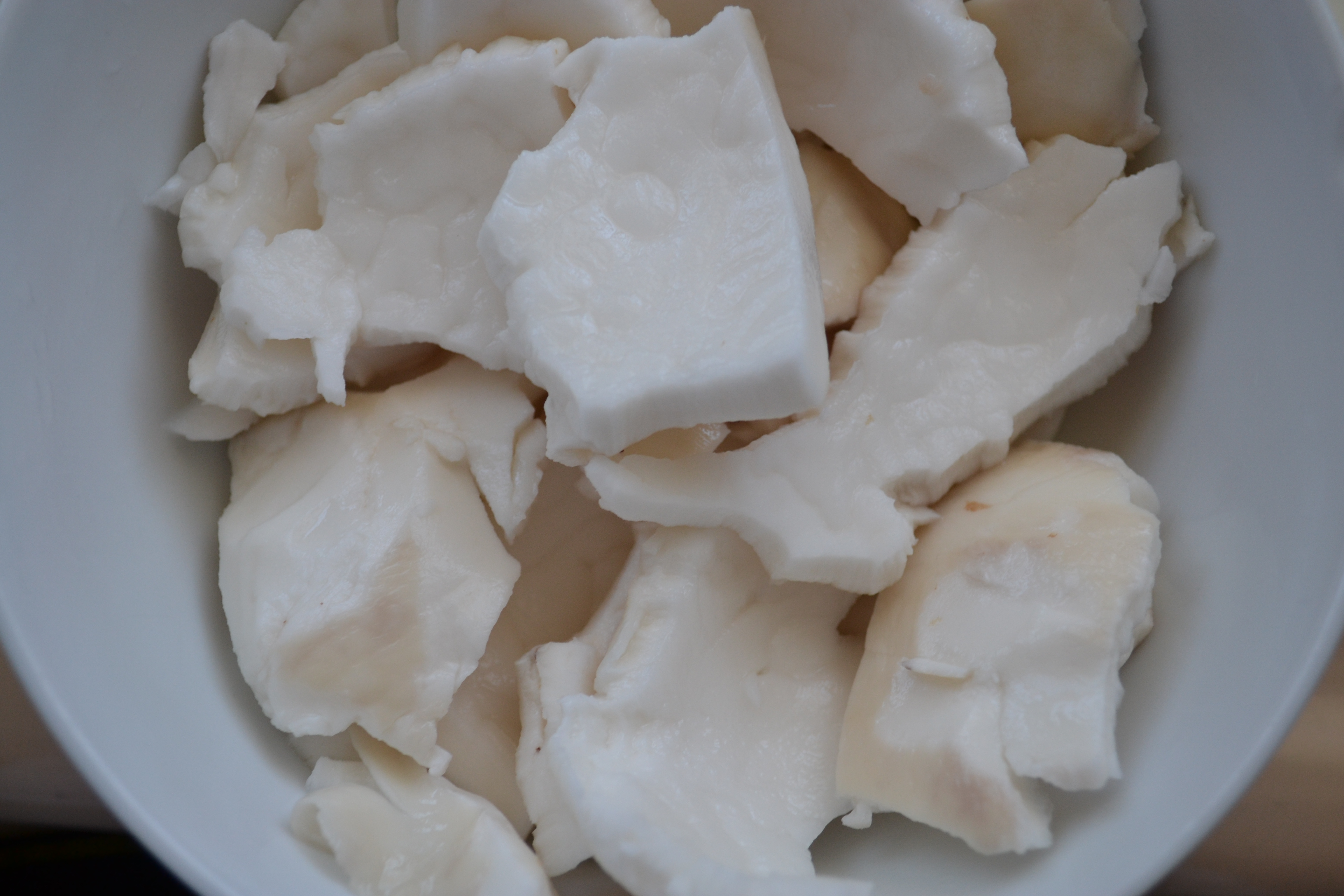 pix Coconut Meat Ice Cream fork and beans