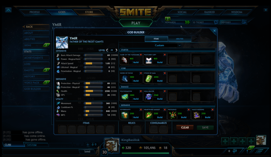 images Smite Sylvanus Build Joust gitgudgame