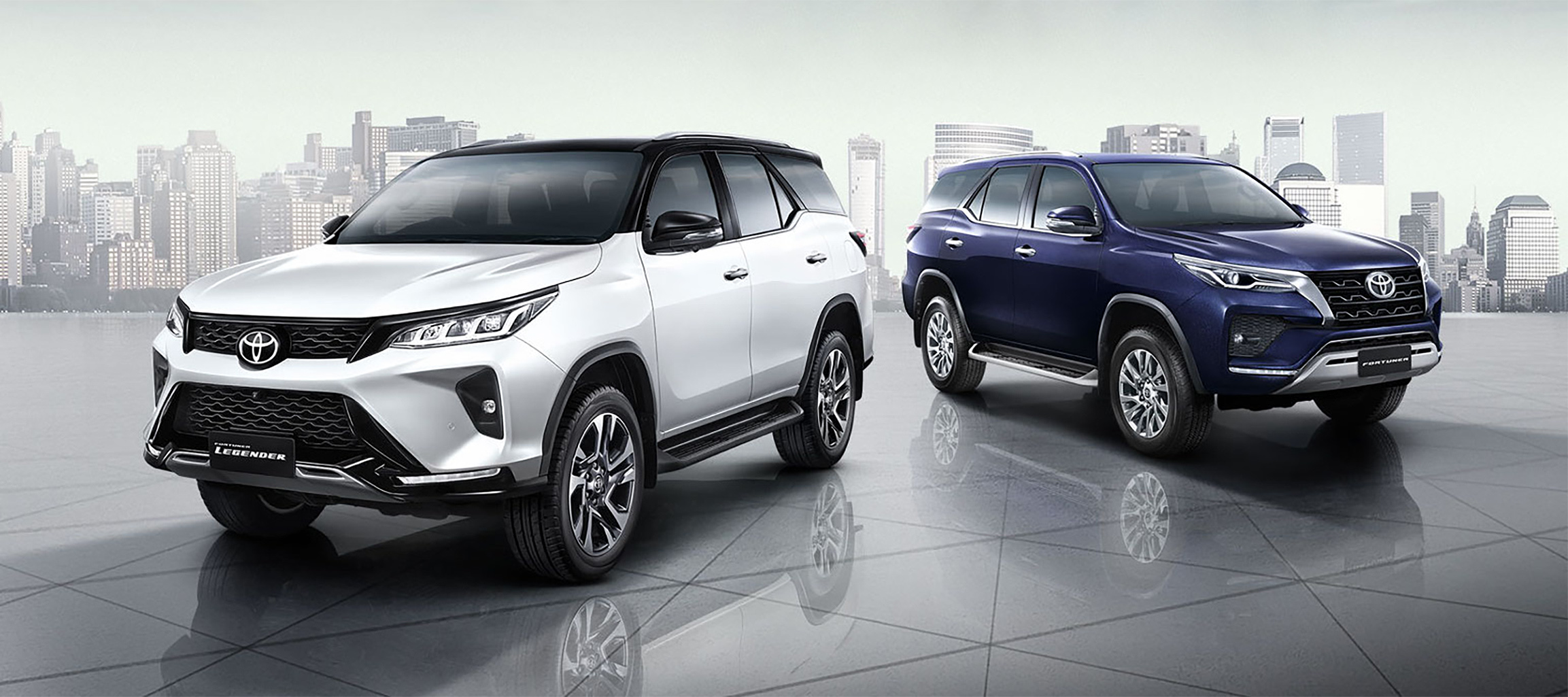 2021 toyota fortuner facelift debuts with two distinct styles