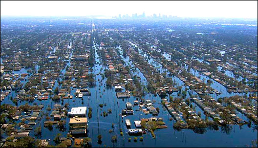 pic New Orleans Below Sea Level Hurricane Katrina grist