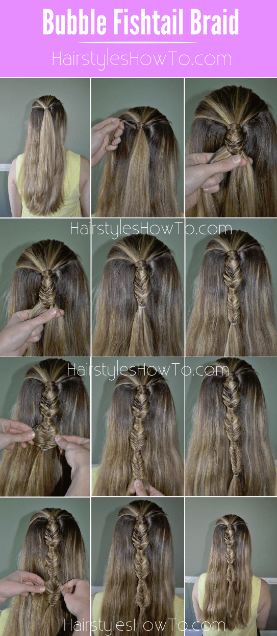 pix Bubble Braid Pigtails Tutorial hairstyles beauty tips tutorials and pictures