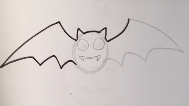 photo Cute Easy Bat Drawings how to draw a cute bat halloween drawings easy stuff to draw art tutorials and drawing ideas for beginners