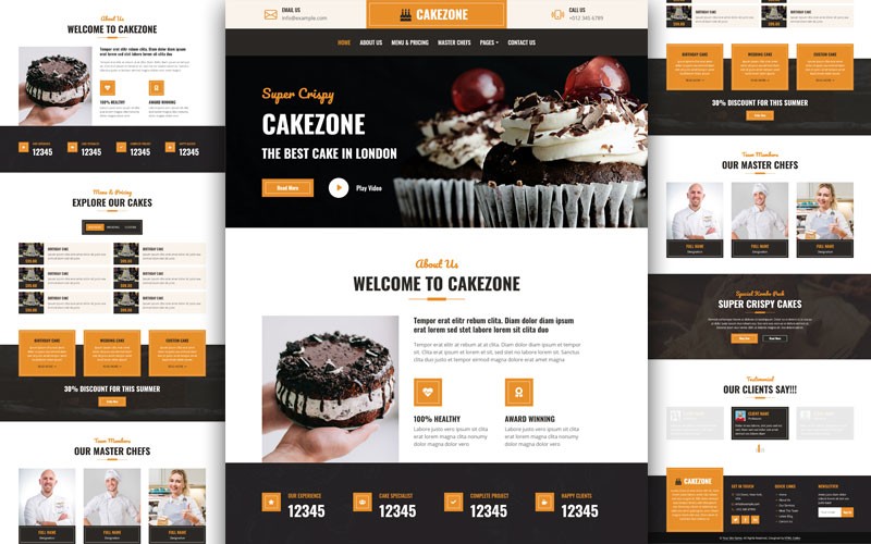 Chef Website Template Free Download Html Codex - Vintage Patterns - Ultra HD High Resolution Collection