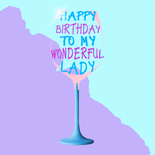 picture Happy Birthday Gif Funny For Her Wine 123 greetings