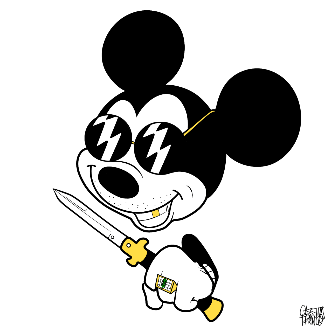 wallpapers Mickey Mouse Crip Cartoon Wallpaper yesa alina