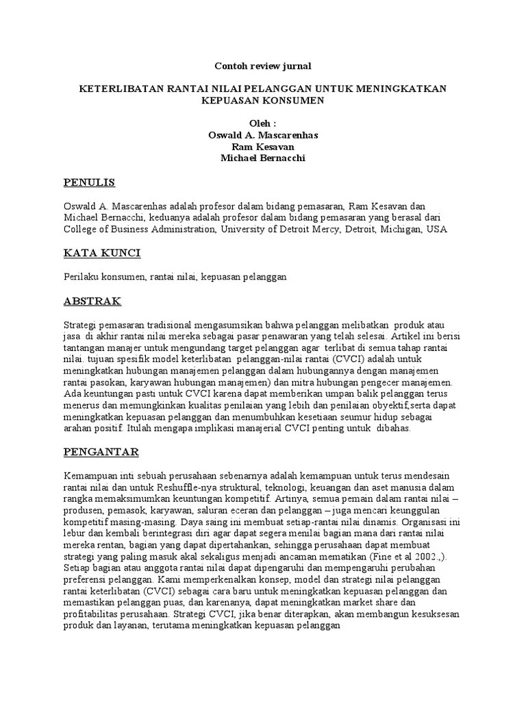 Petunjuk teknis pengembangan silabus dan contoh/model silabus. Contoh Critical Reading Untuk Literature Review Cute766