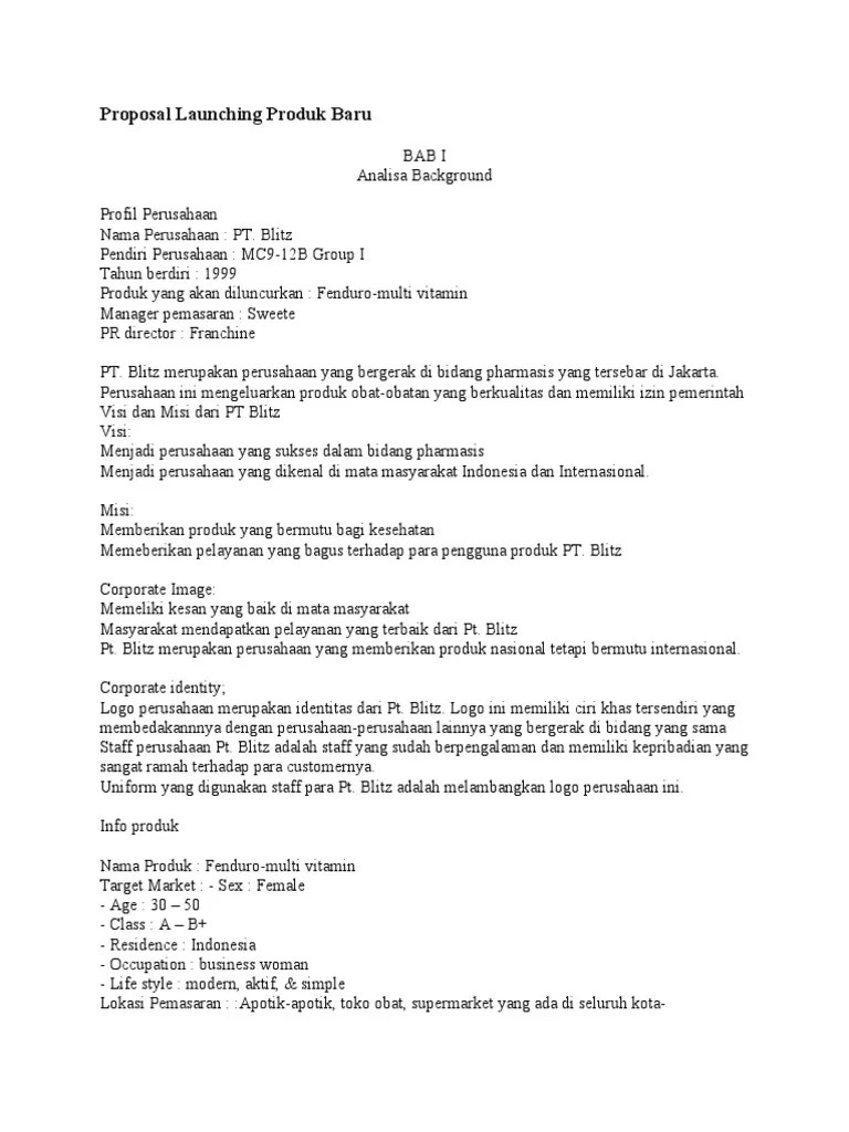 Proposal Tahun Baru – Lakaran