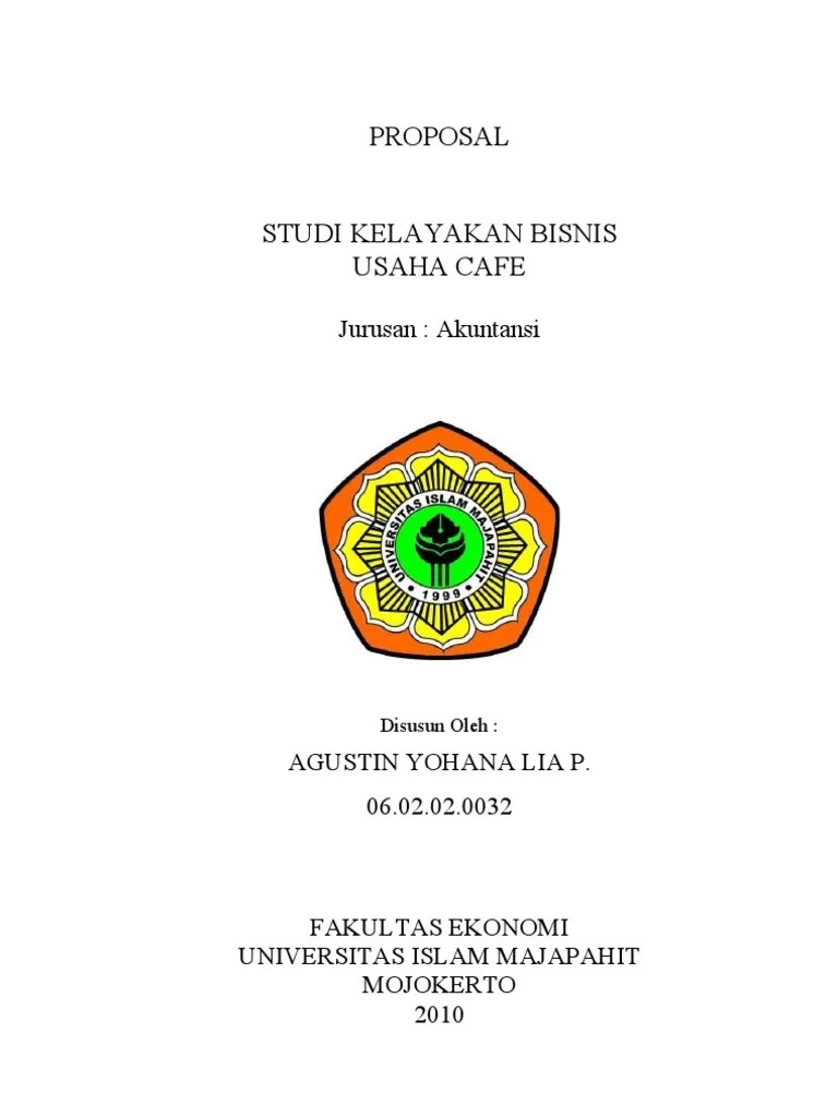 Proposal Studi Kelayakan Bisnis Makanan Proposal studi kelayakan bisnispdf.